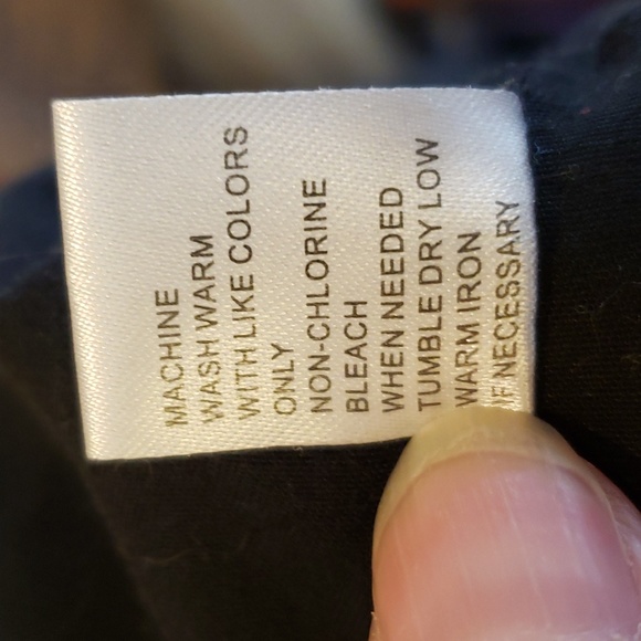 OneSource IML Solid Black Long Sleeve Button-Down Men's Shirt, Size Large - Picture 11 of 11